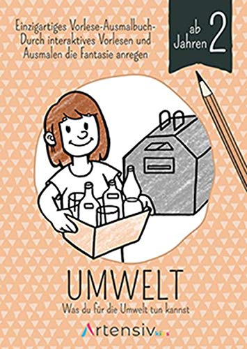 Umwelt - Malbuch ab 3 Jahren: Was kommt in die Gelbe Tonne und wie