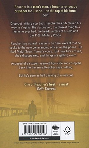 Book's Cover of Never Go Back: (Jack Reacher 18)