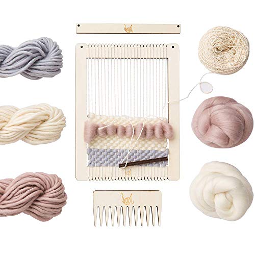 Wool Couture - Kit de Punto Rectangular (tamaño pequeño), Color Pastel