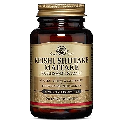 Solgar Shiitake REISHI MAITAKE 50 CAP.