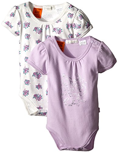 Pumpkin Patch Baby-Girls Bodysuit, 2PK, Light Pink, 0-3 Months