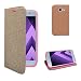 Produktbild Samsung Galaxy A5 2017 Case Rotgold Design Kunstleder Buch Flip Tasche Case Hülle Gadget Boxx