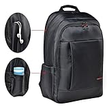 Tigernu Business Laptop Rucksack Daypack für Schule Reisen Uni Arbeit Damen Herren 15,6-17 Zoll - 3