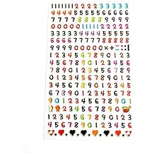 Amazon.co.uk: small number stickers