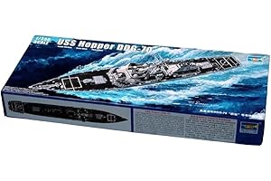 Trumpeter 04525 - Modellino da Costruire, Cacciatorpediniere Americano USS Hopper DDG-70, in Scala 1:350