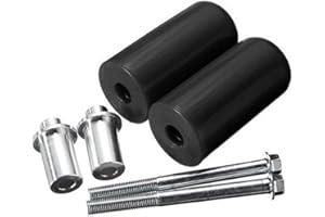 ‎WIVMYPOG Frame Sliders, 10 mm Universal Motorrad Sturzpads Anti Crash Protector Klebestift für Honda Suzuki Motorräder Ersatzteile (Schwarz)