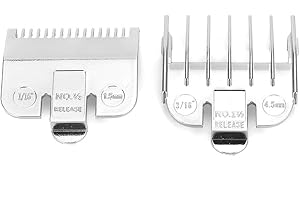 EJOYOUS Grzebienie do kopyt, trymer do włosów, 1,5 mm, 4,5 mm, uniwersalny profesjonalny grzebień mocujący, akcesoria do maszynki do strzyżenia