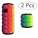 Produktbild gbaoy 2 Stück 3D Puzzle Cube Brain Teaser Mind Biegen Button Twist Slide Spielzeug Logic Game