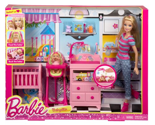 Barbie Careers Babysitter Doll and Playset