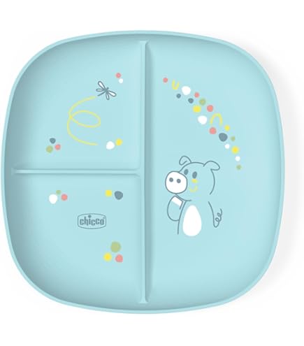 Piatto Bambini Con Ventosa E Scomparti - Sicuro, Colorato, Adatto Per Microonde E Lavastoviglie - Foto 14