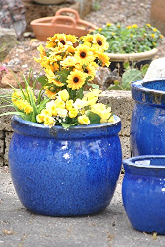 Pflanzkübel,blau,frostfest!!!!!38cm Durchmesser
