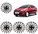 Auto Pearl - Premium Quality Car Full Wheel Cover Caps Black and Silver 14 Inches For - Ford Figo Aspire RS.1649.00