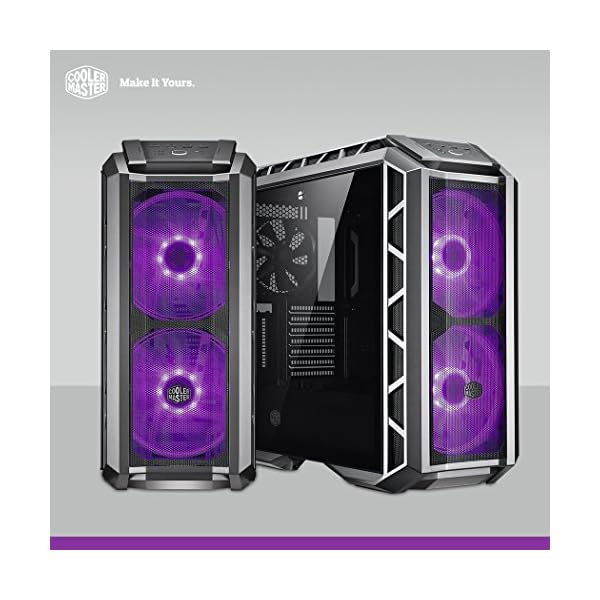 Cooler Master MasterCase H500P Mesh Mallado - Caja PC RGB con Dos Ventiladores 200mm para Potente Flujo de Aire, Paneles… - Image 3