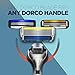 Dorco Pace 6 Plus Razor for Men: Ultra-sharp six blade Design – Pivoting Head for Maximum Coverage – Built-In Fine Sculpting Trimmer – Lubrication Strip with Aloe and Vitamin E – 10 Blades + 1 Handle