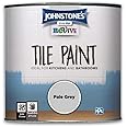 Johnstone's Revive - Tile Paint - Pale Grey - Upcycling Paint - Gloss Finish - 750 ml