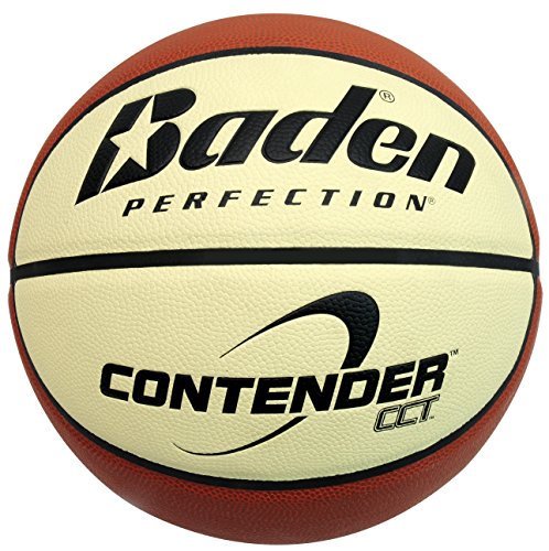 Baden Contender - Pelota de baloncesto, color marrón y beige, talla 6