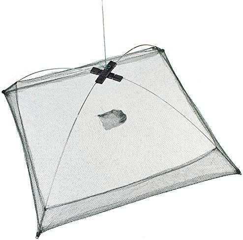 2013newestseller 22'' X 22'' Foldable Trap Baits Cast Lures Fishing Crab Minnow Crawdad Shrimp Dip Net by Seagive