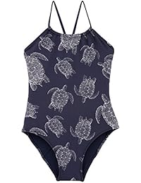 Bañador de una sola pieza con estampado Galuchat Turtle - Niñas