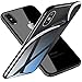 Price comparison product image EZZYMOB iPhone X Case, [Ultra Thin] [Slim Fit] Apple iPhone X Crystal Clear Transparent Gel Phone Case with Superb Grip (Black) (iPhone X/XS)
