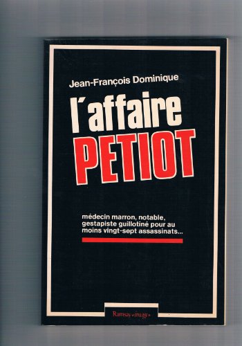 couverture de : L'affaire Petiot