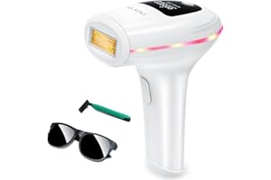 RLSOO IPL Geräte Haarentfernung, 999,900 Leichte Impulse Haarentfernung Laser für Männer und Frauen, Dauerhafte Schmerzlose IPL Laser Haarentfernungsgerät for Gesicht, Achselhöhlen, Arm, Beine und Körper