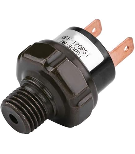 Interrupteur Pression Compresseur Air 70-100PSI - Acier Inoxydable - Automatique Pour Pompe à Air Voiture