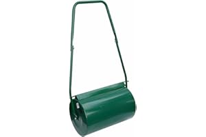 Crystals Garden Outdoor Lawn Aerator Heavy Duty Manual Handle Rolling Grass Roller (38L)