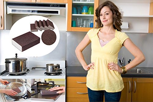 6 Pieces Nano-diamond Eraser Sponge ENLI Multi-functional Kitchen Washing Cleaning Tool