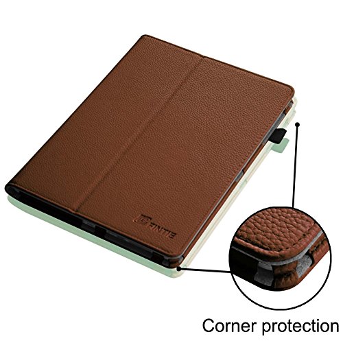 Fintie Samsung Galaxy Tab S 10.5 Hülle Case – Slim Fit Folio Kunstleder Schutzhülle Cover Tasche mit Ständerfunktion für Samsung Galaxy Tab S T800 T805 (10,5 Zoll) Tablet (mit Auto Schlaf / Wach Funktion), Braun - 6