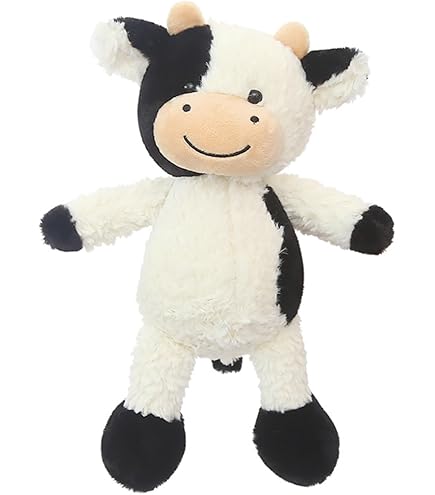 Kuscheltier Kuh 22cm - Weiches Plüschtier Für Kinder | Niedliche Stofftiere Für Mädchen & Jungen