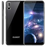 CUBOT J5 Smartphone Android 9.0, Télephone Portable débloqué Écran FHD 5,5 Pouces (18:9) 2800mAh Batterie, 2Go-16Go (Extensible à 32Go) Double Camera 13MP+2MP/ 8MP Identité faciale, Noir