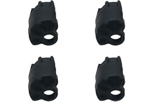 RCAWD Kunststoff RC Schocks Kappe Schutz für 1/7 Arrma 6s Notorious Kraton Outcast Typhon Talion Infraction Limitless Verbrechen Upgrades Teile 4 Stück/Set (schwarz)