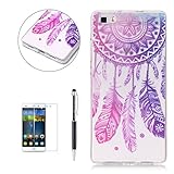 Silikonhülle für Huawei P8 Lite 2015/2016, Hancda Weich...