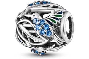 Parmuz Clip Spacer Charm for Bracelet 925 Sterling Silver Pave Cubic Zirconia Clip Lock Spacer Stopper Charm Bead Star Moon Evil Eye charms Jewelry Gift for Woman