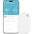 MOES ZigBee Smart Temperature and Humidity Monitor, Thermometer Hygrometer, Works with Tuya Smart Home APP, Compatible with Alexa & Google Home, Requires MOES Hub - No Screen