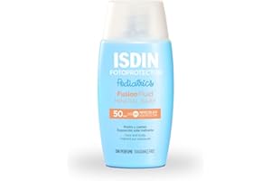 ISDIN SDIN Fotoprotección Fusion Fluid Mineral Baby Pediatrics SPF 50, Protector Solar Sin Filtros Químicos, 100% Mineral, indicado para el Cuerpo y el Rostro de Niños y Bebés, 50 ml