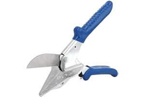 ASTIBYM Tijeras angulares hechas de acero n. ° 60 para corte de mayor eficiencia, cizallas de inglete de manguera de goma para corte de plástico de tubos de goma