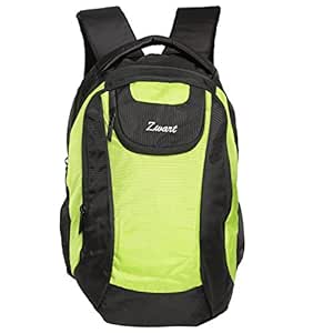 fluorescent green backpack