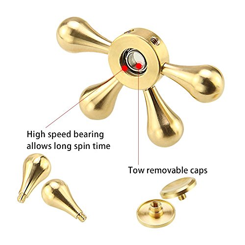 SZPLUS Fidget Spielzeug Hand Spinner Hand Spielzeug Hand Toy Finger Bar EDC für Junge und Alte - 7