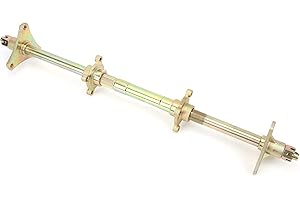 Dioche Drift Trike Axle Kit, Rear Axle Assembly Kit with Sprocket Hub Flange Steel Replacement for ATV