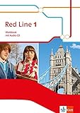 Red Line 1: Workbook mit Audio-CD und CD-ROM Klasse 5 (Red Line. Ausgabe ab 2014) by 
