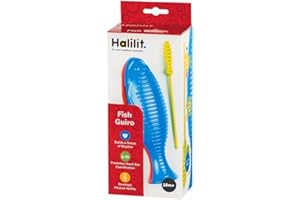 Halilit Fish Guiro Musical Instrument for Children. Brightly Coloured Kids Percussion Instrument. Mallet Included. Designed for little Music Makers. Suitable for Boys & Girls from 3 years +