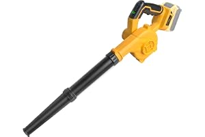 Powarobor Trådlös Lövblåsare Kompatibel med DeWalt 18V-batterier | För DCB180-201, 18 500 varv/min, 3,5 m³/min, LED-display, 1,54 kg; endast verktyg, batteri/laddare ingår ej