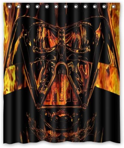Scottshop Custom star wars darth vader Shower Curtain High Quality Waterproof Polyester Fabric Bathroom Shower Curtains 60" x 72" Inch