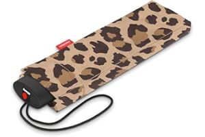 reisenthel umbrella pocket mini – Extrem leichter und flacher Taschenschirm aus recycelten PET-Flaschen – Mit großem Schirmdach
