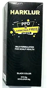 Harklur Hair Color Cream With No PPD And Ammonia | Black Hair Dye - Black Color