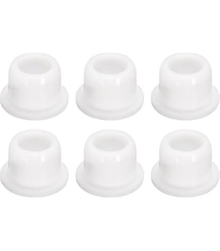 50 Bouchons De Trou En Silicone Blanc - Diamètre 5 Mm - Bouchons D'Étanchéité Souples Pour Tuyaux, Bouteilles, Appareils