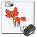 Price comparison product image 3dRose mp_270950_1 8/8-Inch"for Fox Sake" Mouse Pad - Multi-Colour