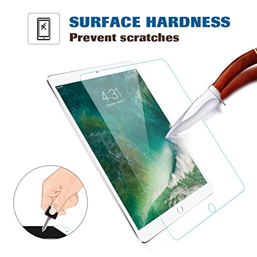 IPad Pro 10,5 Zoll Gehärtetes Glas Displayschutzfolie, JOTO iPad Pro 10.5″ Glas Display Schutzfolie Schutzfolie 0.33 mm Abgerundeter Rand Echtes Glas Display Schutz für Apple 10.5 Zoll iPad Pro 2017(2 Packung) - 3