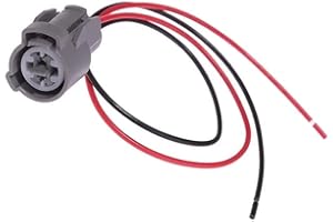 SPACE-PARTS Coolant Temperature Temp Sensor Plug Wire Pigtail Connector for Honda Civic Integra B D H F Engines VTEC 12" Long